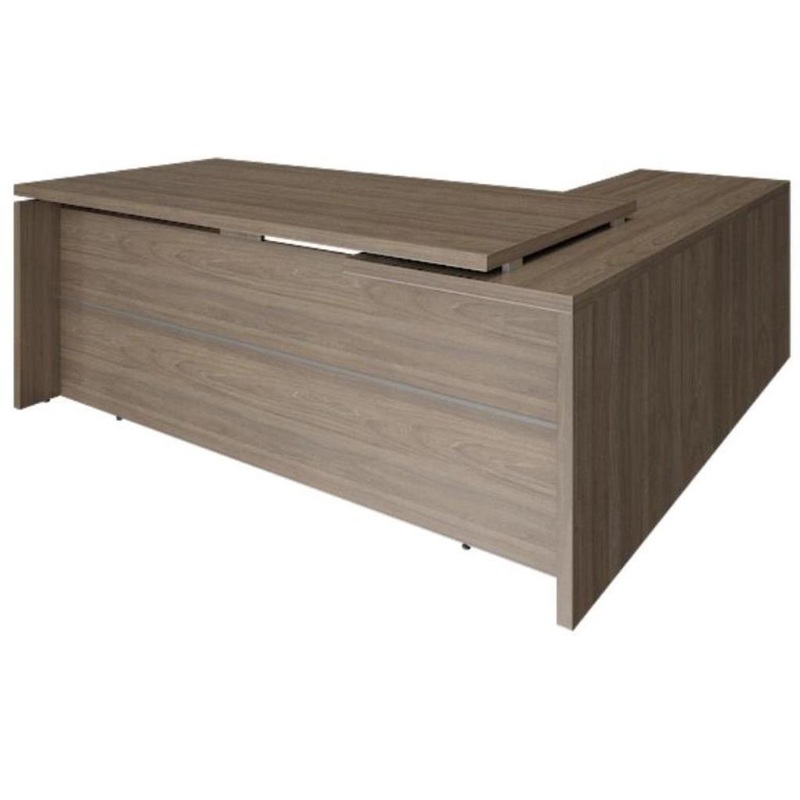 Изображение товара Угловой офисный стол Yalta с износоустойчивым покрытием и регулируемыми опорами