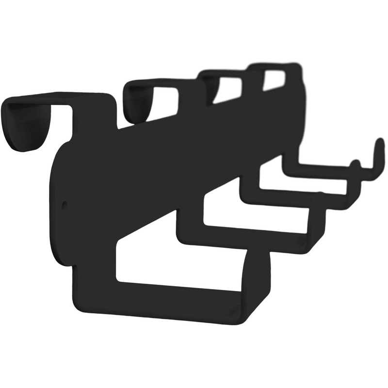 Изображение товара Настенная вешалка H1141В черная с 4 крючками - практичный аксессуар для дома и офиса