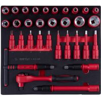 Набор головок шестигранных King Tony 8-32 мм 1/2" 32 предмета  (9-45VE02MRV)