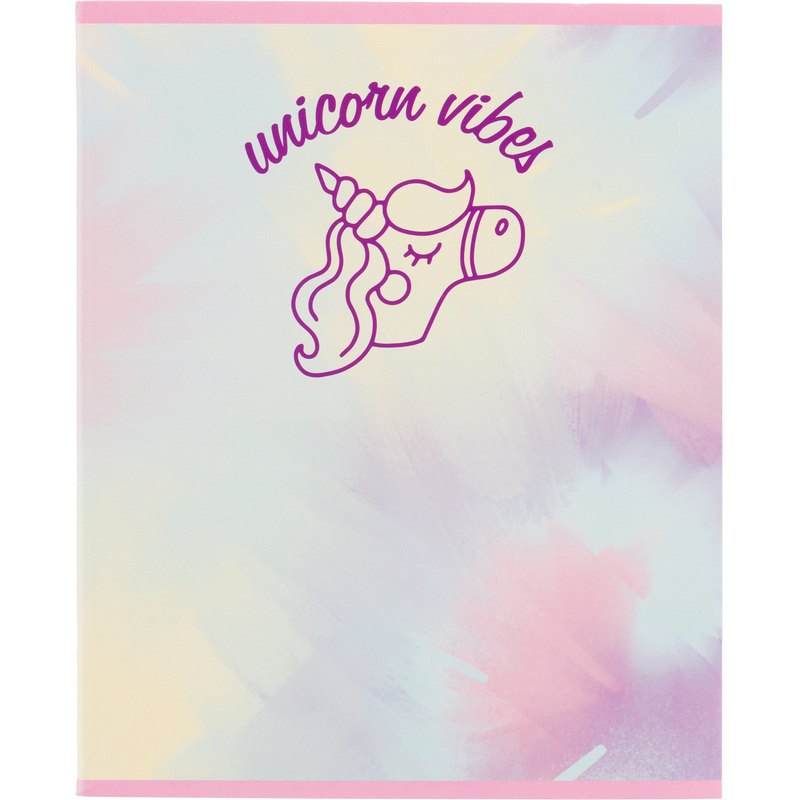 Изображение товара Тетрадь Enjoy Единорог А5 48 листов в клетку картон обложка ВД-лак Россия