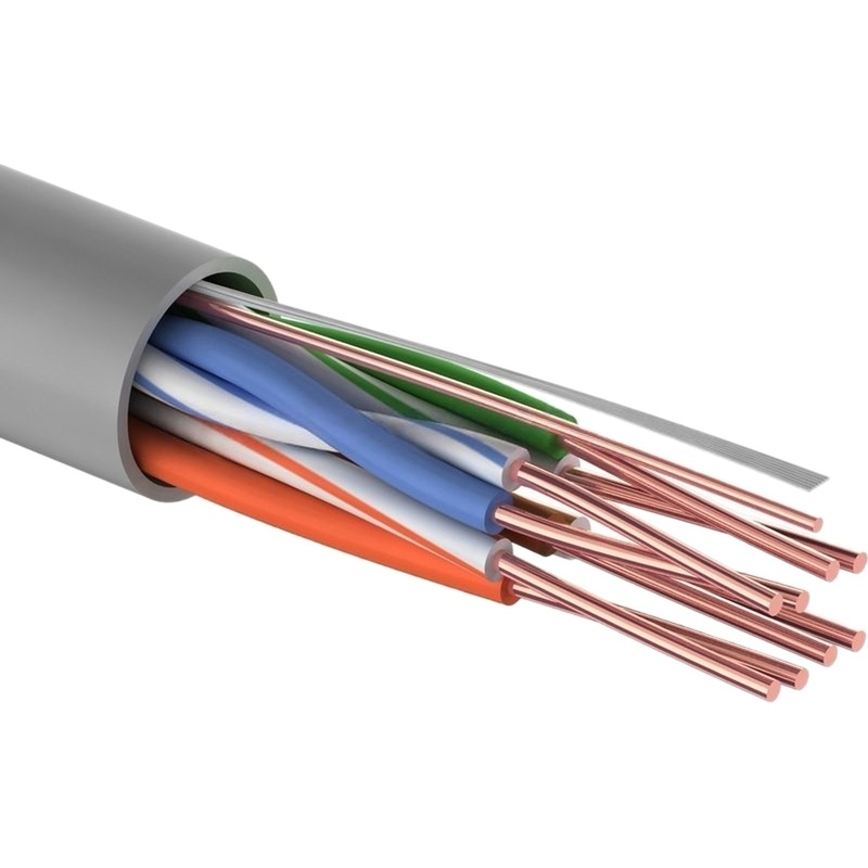 Изображение товара Кабель витая пара Proconnect 01-0052-50 cat 5e 50 м серый Изображение товара Кабель витая пара Proconnect 01-0052-50 cat 5e 50 м серый