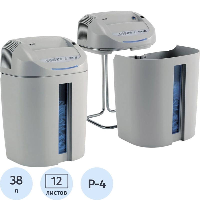 Изображение товара Уничтожитель документов Kobra 1СС4 4-й уровень секретности корзина 38 л