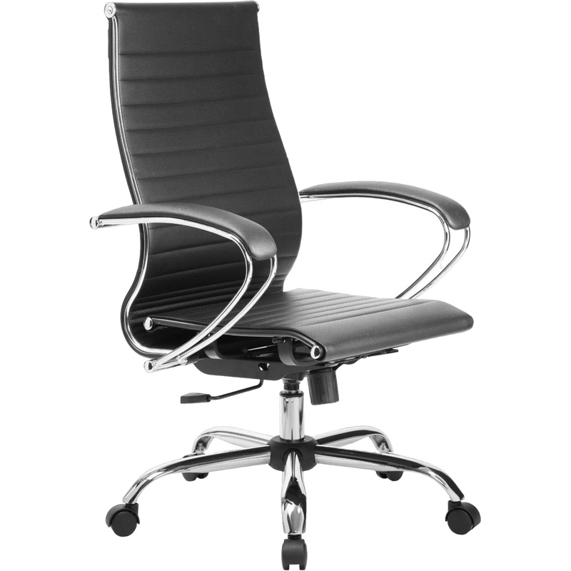 Изображение товара Кресло для руководителя Метта 10 MPES из экокожи черное с механизмом Top Gun