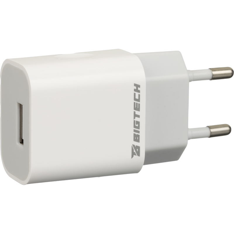 Изображение товара Сетевое зарядное устройство ProMega jet BigTech 10 Вт USB Type-A белое