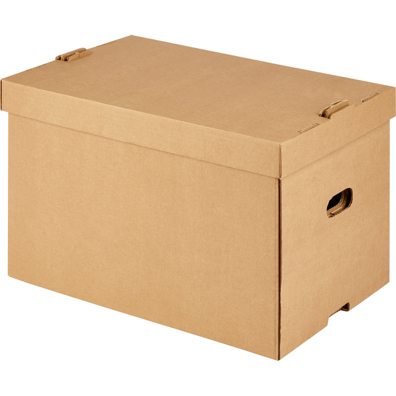 Изображение товара Короб архивный 488x325x303 мм Т-23 Выбор есть из гофрокартона