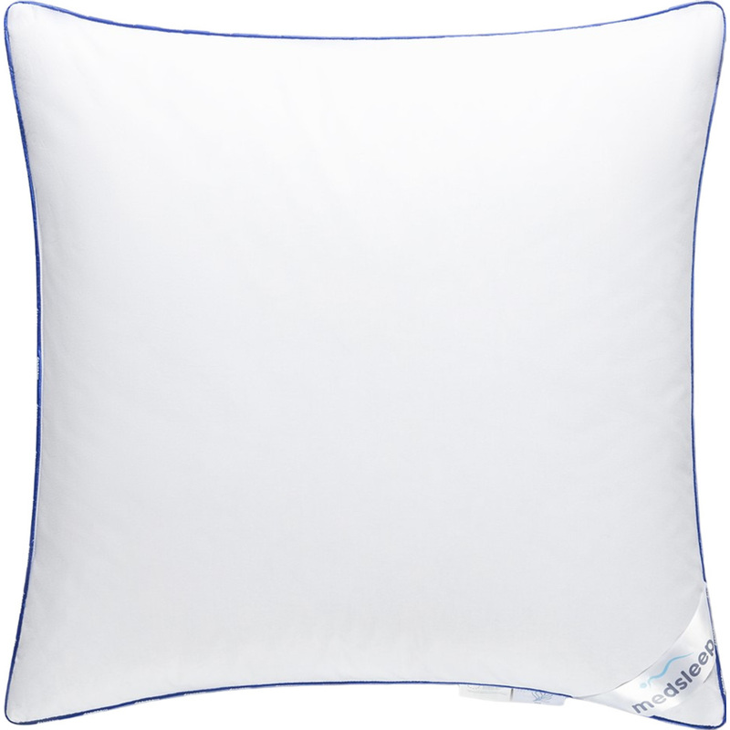 Изображение товара Подушка Medsleep Медео S 70x70 см гусиный пух тик гипоаллергенная