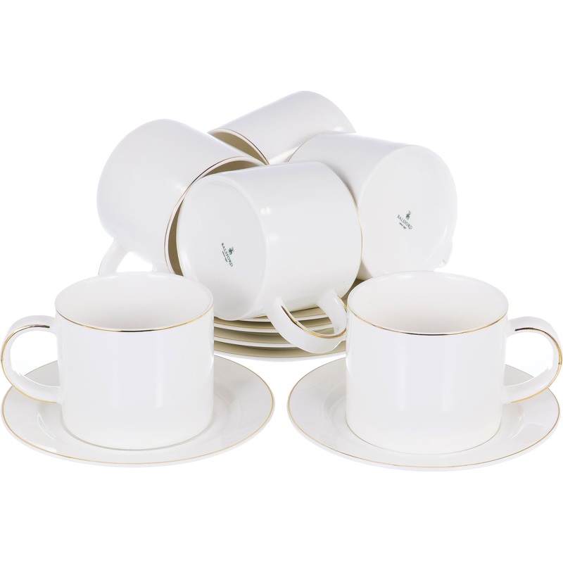 Изображение товара Nабор чайный фарфоровый Бальсфорд Грация 12 предметов 6 чашек 280 мл блюда