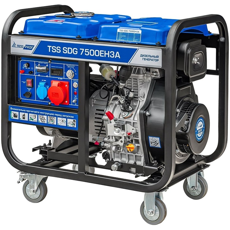 Изображение товара Генератор дизельный ТСС SDG 7500EH3A (200027)