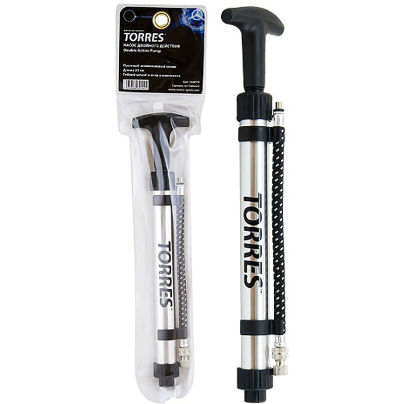Изображение товара Насос Torres SS5019 двойного действия 20 см серебристый алюминиевый легкий