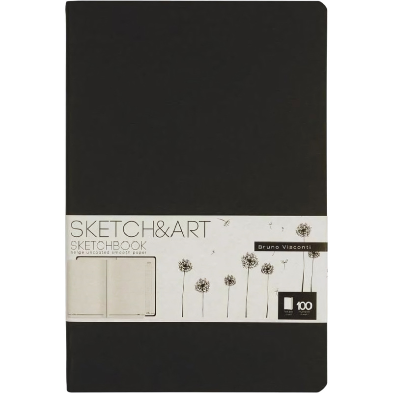 Изображение товара Скетчбук для рисунка, графики и каллиграфии Sketch&Art Original А5 100 листов (чёрный)
