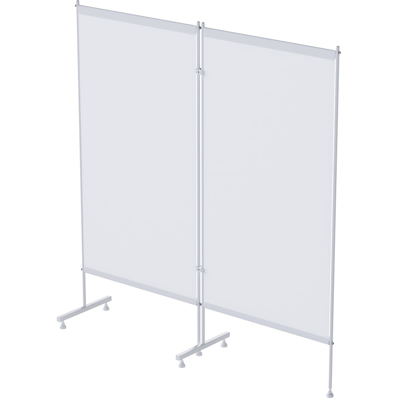 Изображение товара Медицинская ширма Megi МСК-2301-01 белая 1630х1720 мм