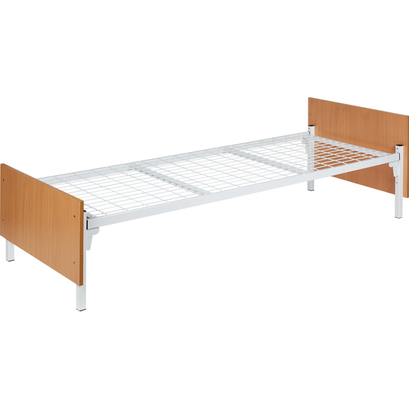 Изображение товара Кровать одноярусная Бытовая К.191.57 (белый/бук, 940х2038х700 мм)