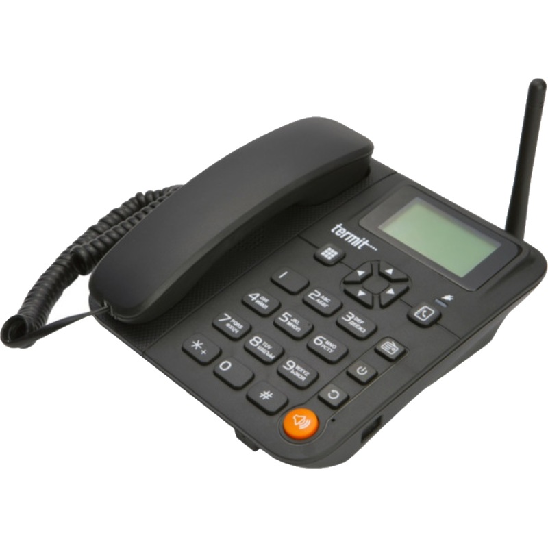Изображение товара Стационарный сотовый телефон Termit GSM 2.4 дюйма монохромный 1 mini-SIM (FixPhone V2 rev.3.1.0)