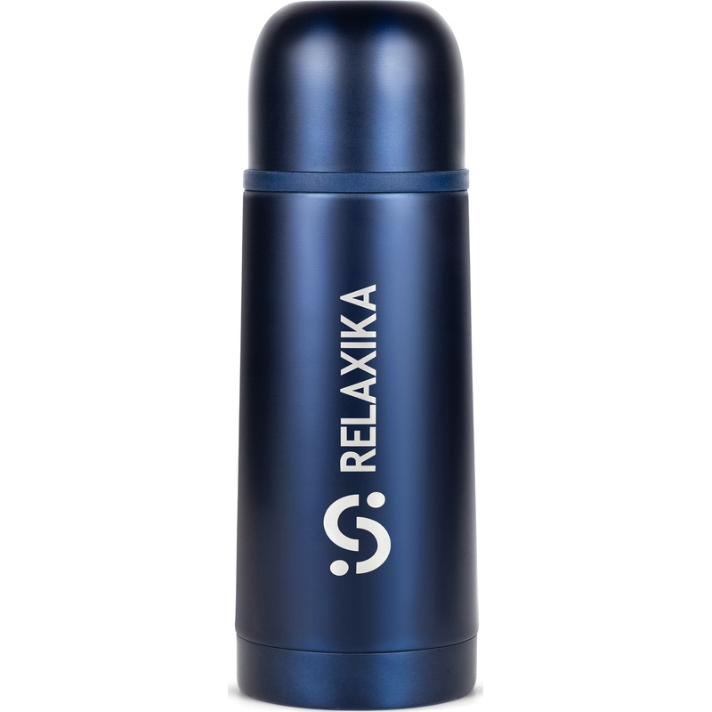 Изображение товара Термос Relaxika 101 350 мл темно-синий вакуумный без Бисфенола А