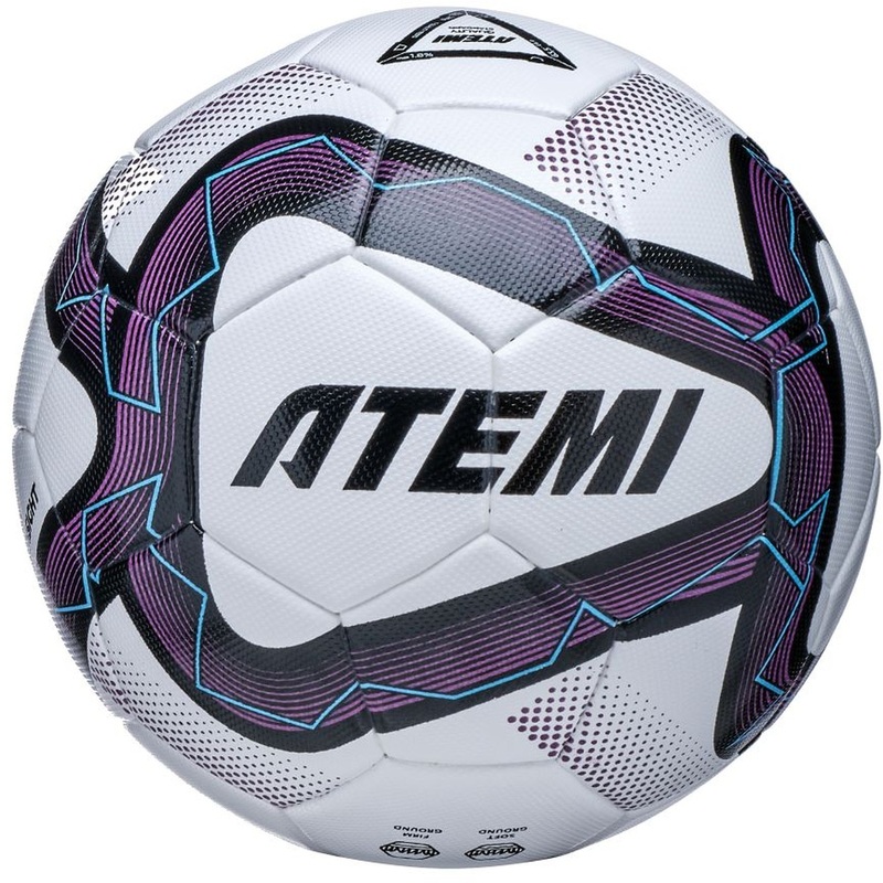 Изображение товара Мяч футбольный Atemi League Insight Match №5 белый