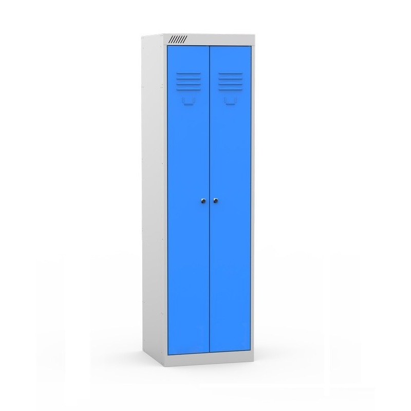 Изображение товара Шкаф хозяйственный Металл-Завод ШМ-У (серый/синий, 530х500х1850 мм)