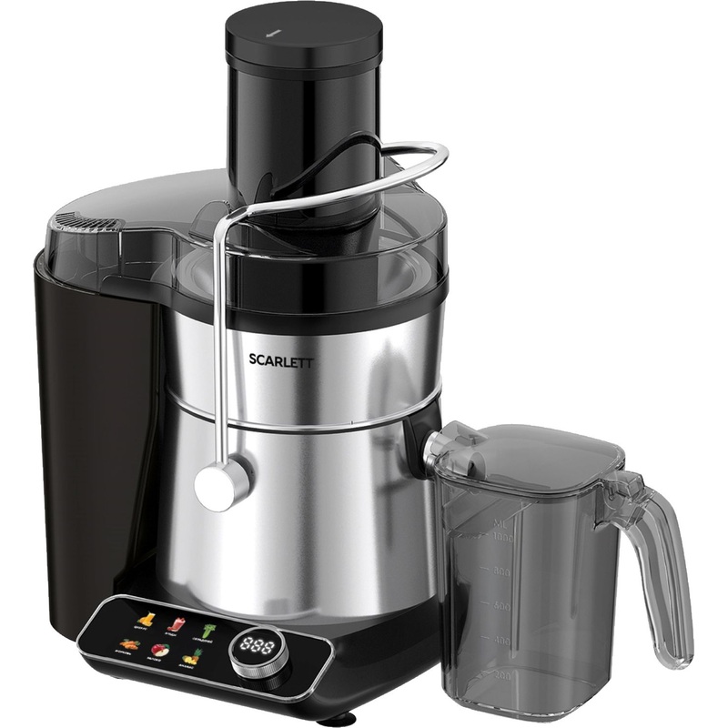 Изображение товара Соковыжималка центробежная Scarlett SC-JE50S67 высокая мощность 2000 Вт серебристая