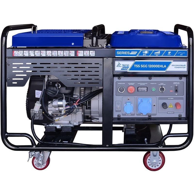 Изображение товара Бензиновый генератор ТСС SGG 12000EHLA 12 кВт с автоматической регулировкой напряжения