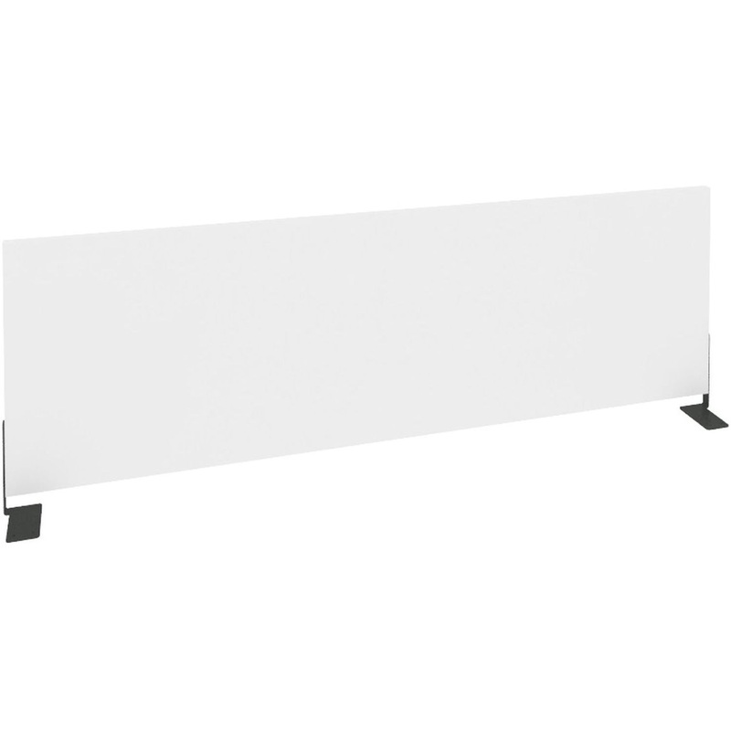 Изображение товара Экран к столу Onix O.EKR-118 с боковым креплением белый бриллиант/антрацит