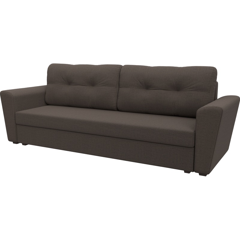 Изображение товара Диван-кровать трёхместный Комфорт Амстердам Лайт коричневый ткань