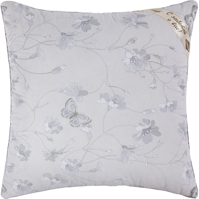 Изображение товара Подушка для сна Эльф 68x68 см лён и искусственный лебяжий пух холст чехол