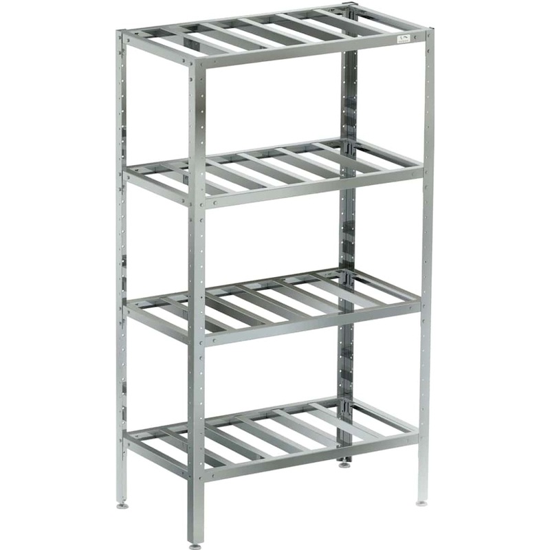Изображение товара Металлический стеллаж Кобор СКР-60/40 4 полки для промышленного хранения