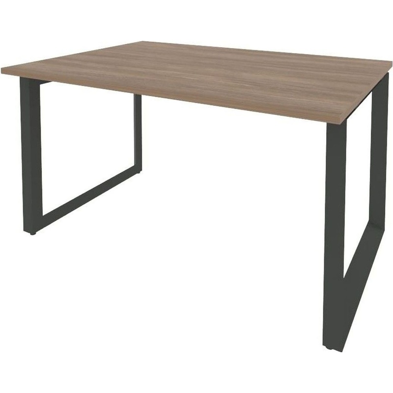 Изображение товара Стол для переговоров Onix-O O.MO-PRG-1.3 дуб аризона/антрацит, размеры 1380х980х750 мм