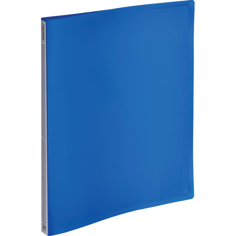 Изображение товара Папка с зажимом Attache Label А4 синяя для 150 листов