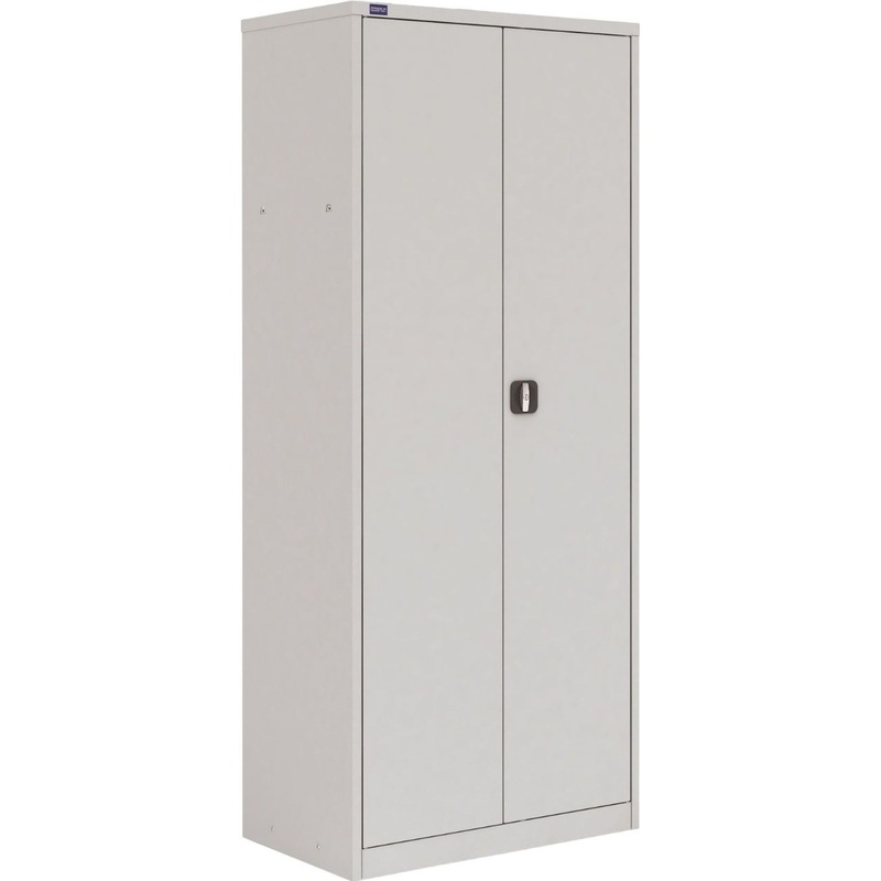 Изображение товара Металлический архивный шкаф ШАМ11 серый 850x500x1860 мм с ключевым замком