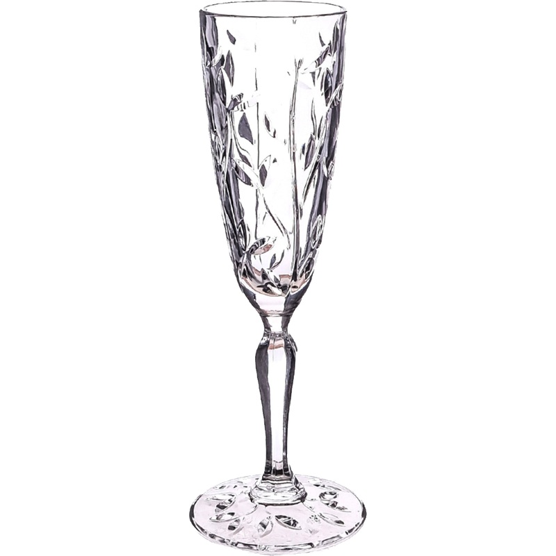 Изображение товара Бокал для шампанского Cristalleria Italiana Laurus экохрусталь 160 мл 6 штук