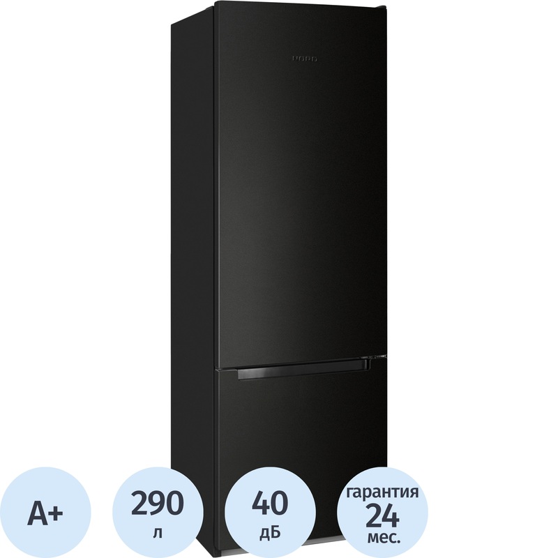 Изображение товара Холодильник двухкамерный Nord NRB 124 B чёрный