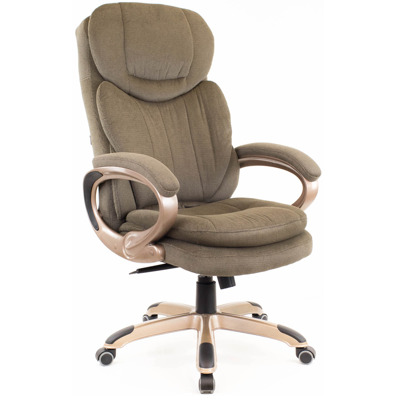 Изображение товара Кресло для руководителя Everprof Boss Т коричневое (ткань, пластик)