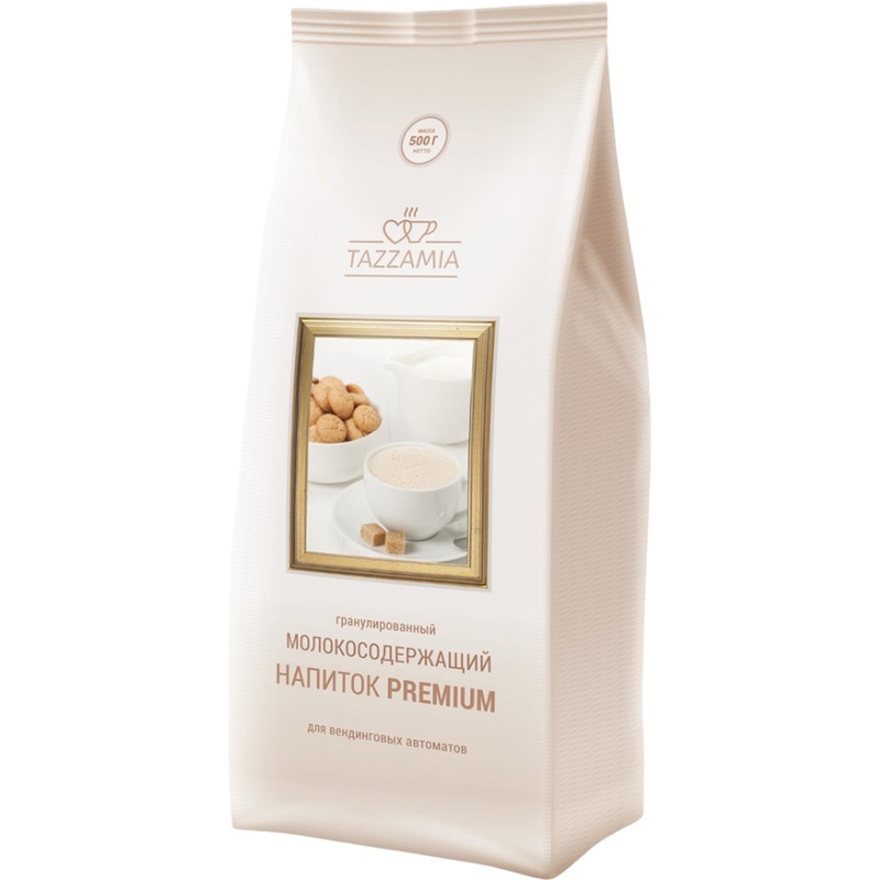 Изображение товара Молочный напиток Tazzamia Premium 6 процентов 500 г в гранулах