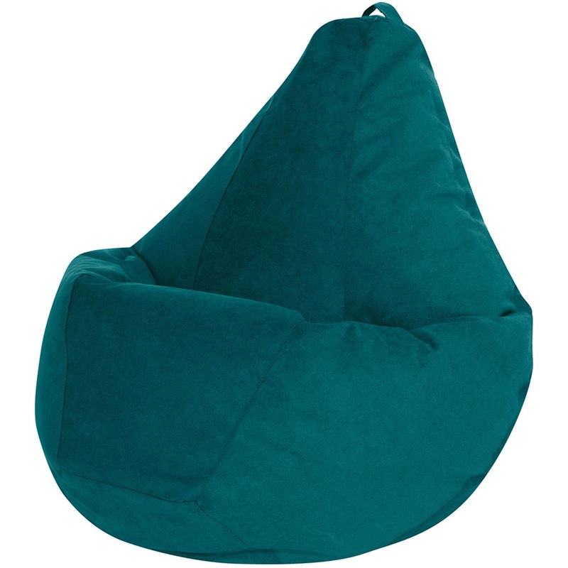 Изображение товара Кресло-мешок из велюра нефритовое XL для взрослых и подростков