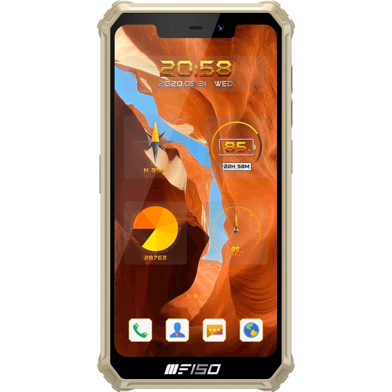 Изображение товара Смартфон Oukitel F150 Sahara 64 ГБ золотистый - мощный и доступный