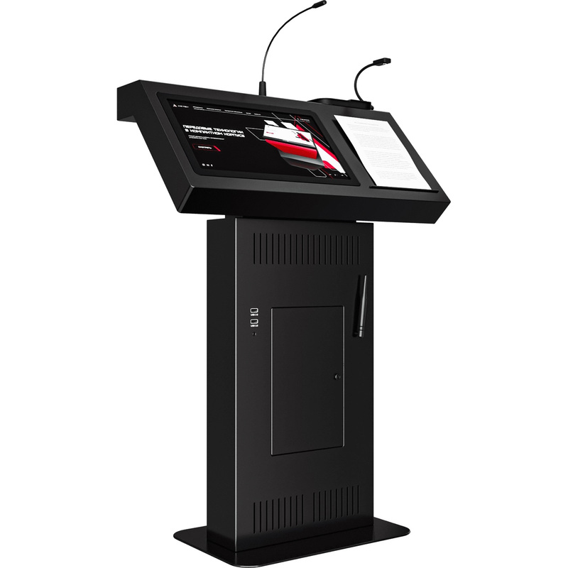 Изображение товара Интерактивная трибуна AxeTech Voice Pro Medium 23,8 с сенсорным экраном и документ-камерой