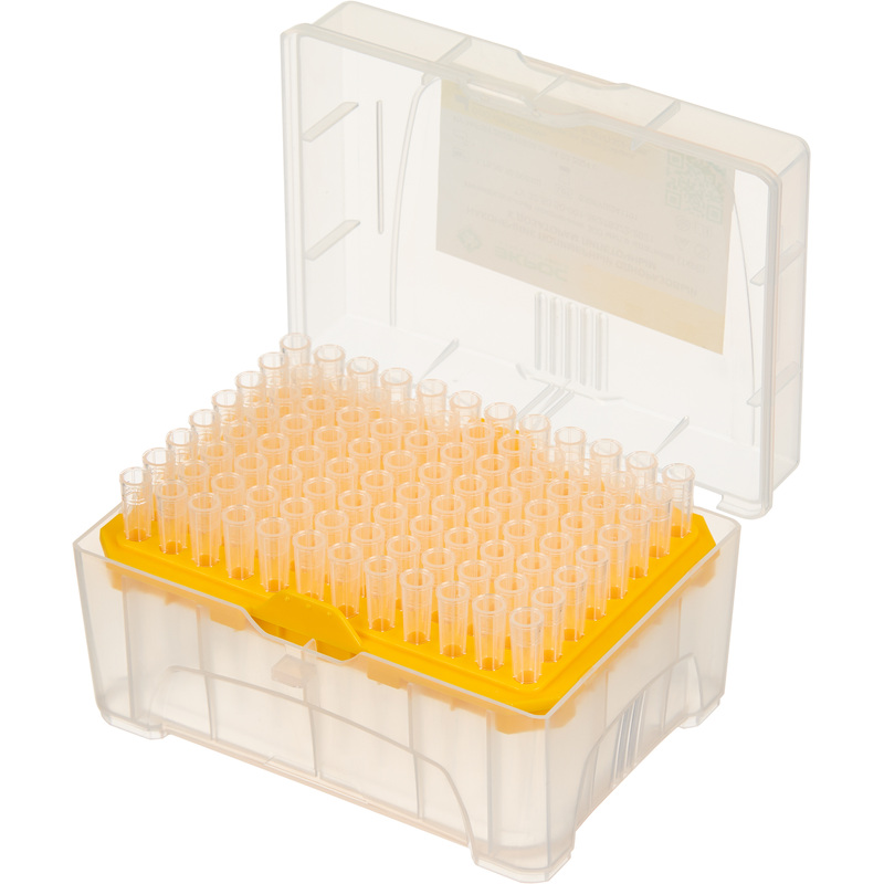 Изображение товара Универсальные нестерильные наконечники для пипеточного дозатора 300 мкл, 96 шт