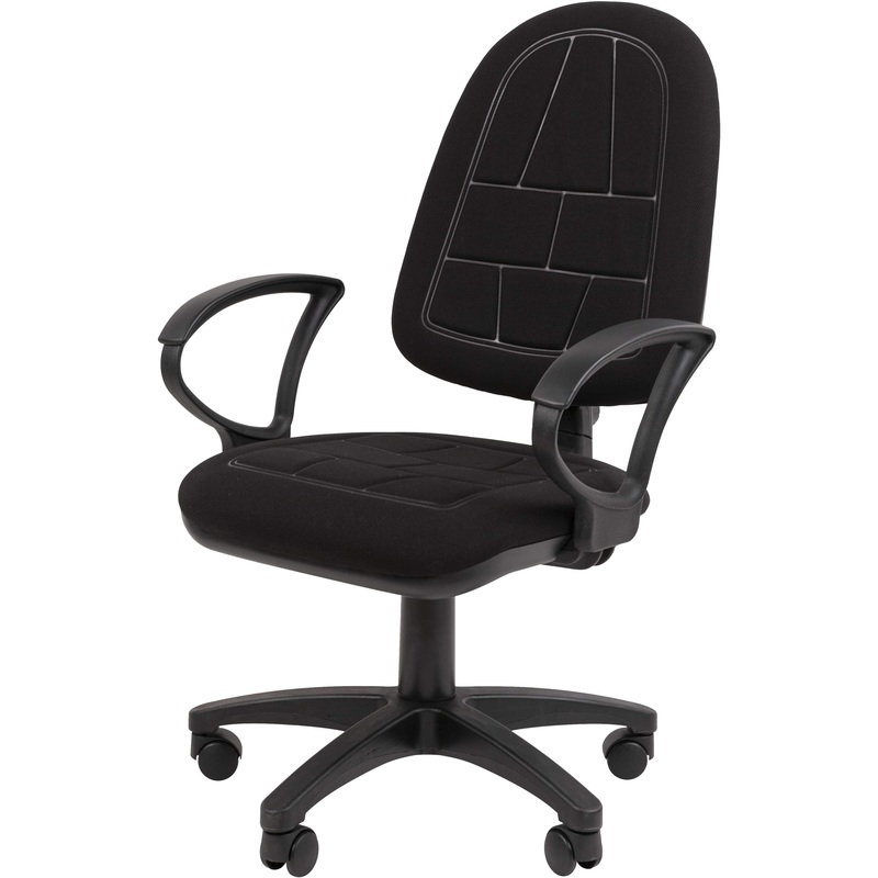 Изображение товара Офисное кресло Chairman 205 черное ткань пластиковый механизм качания