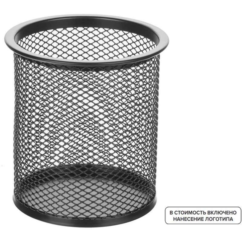Изображение товара Подставка-стакан черная (72 штуки в упаковке) с лого