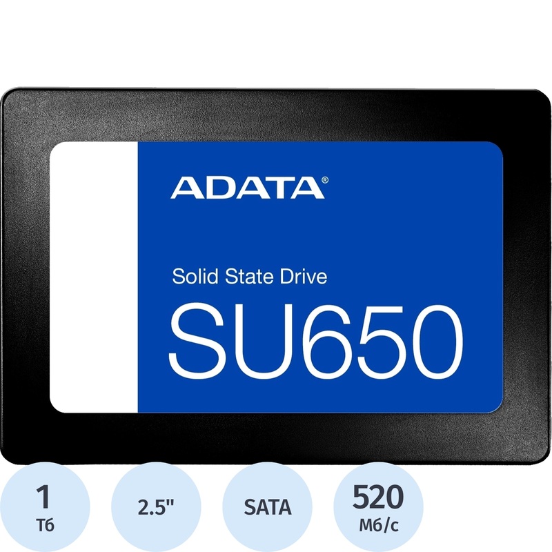 Изображение товара SSD накопитель ADATA SU650 1 ТБ (ASU650SS-1TT-R)