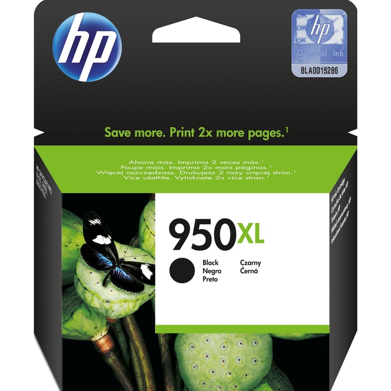 Изображение товара Оригинальный черный струйный картридж HP 950XL CN045AE повышенной емкости