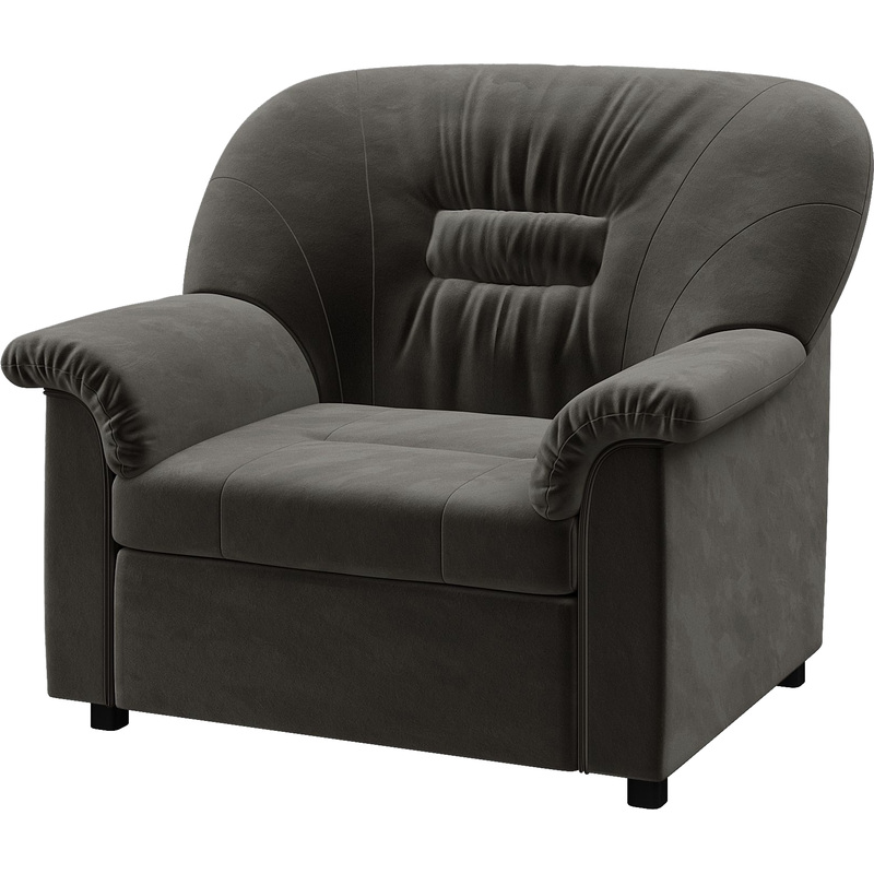 Изображение товара Раскладное кресло Chelsea P1-r серое из ткани для офиса