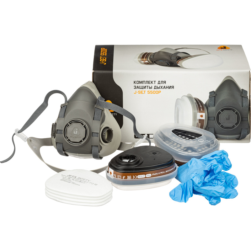 Изображение товара Комплект для защиты дыхания Jeta Safety 5500P размер М (J-SET 5500P-M)
