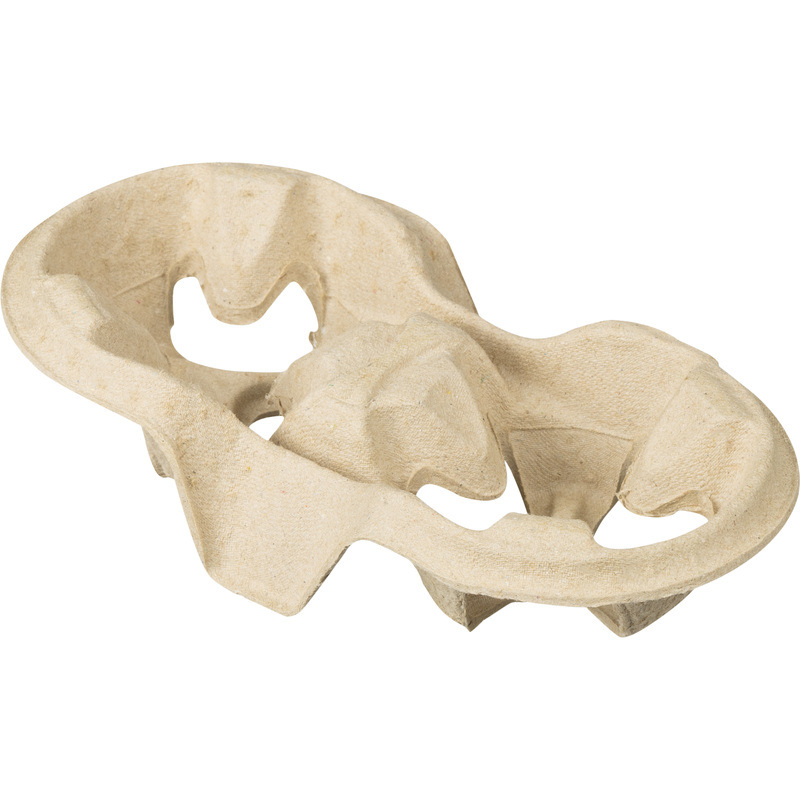 Изображение товара Держатель для двух стаканов серый Сканди Пакк 500 штук в упаковке