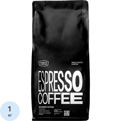 Отзывы на Кофе в зёрнах свежей обжарки Tasty Coffee Espresso Coffee Бразилия Серрадо арабика 100% 1 кг (пакет) – мнения покупателей на KOMUS.ru, количество отзывов - 78 шт.