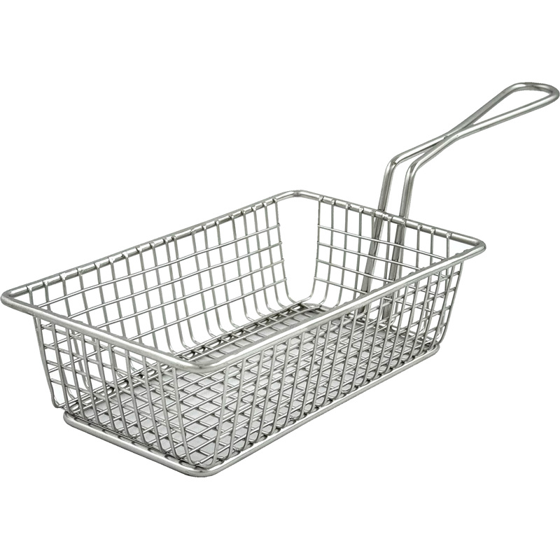 Изображение товара Ёмкость для закусок сетчатая прямоугольная Maco 16х10х4.5 см нержавеющая сталь