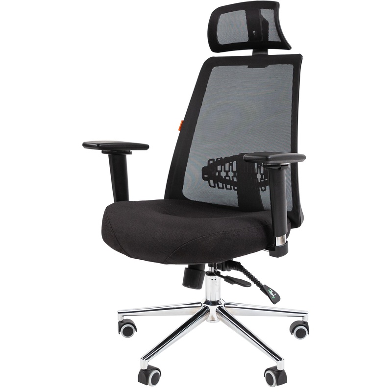 Изображение товара Эргономичное кресло для руководителя Chairman 535 Lux черное с регулировками