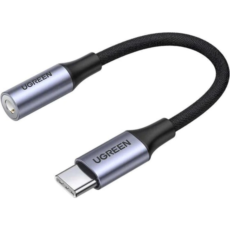 Изображение товара Переходник Ugreen AV161 USB Type-C miniJack 3.5 мм 0.1 м адаптер для аудио
