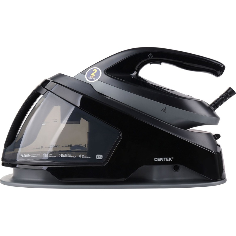 Изображение товара Парогенератор Centek CT-2306 мощность 2400 Вт вертикальное и горизонтальное отпаривание