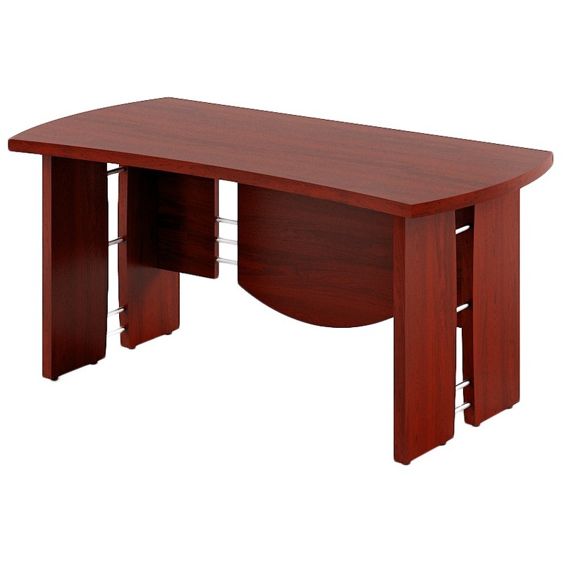 Изображение товара Стол руководителя письменный Born бургунди 1600х800х750 мм